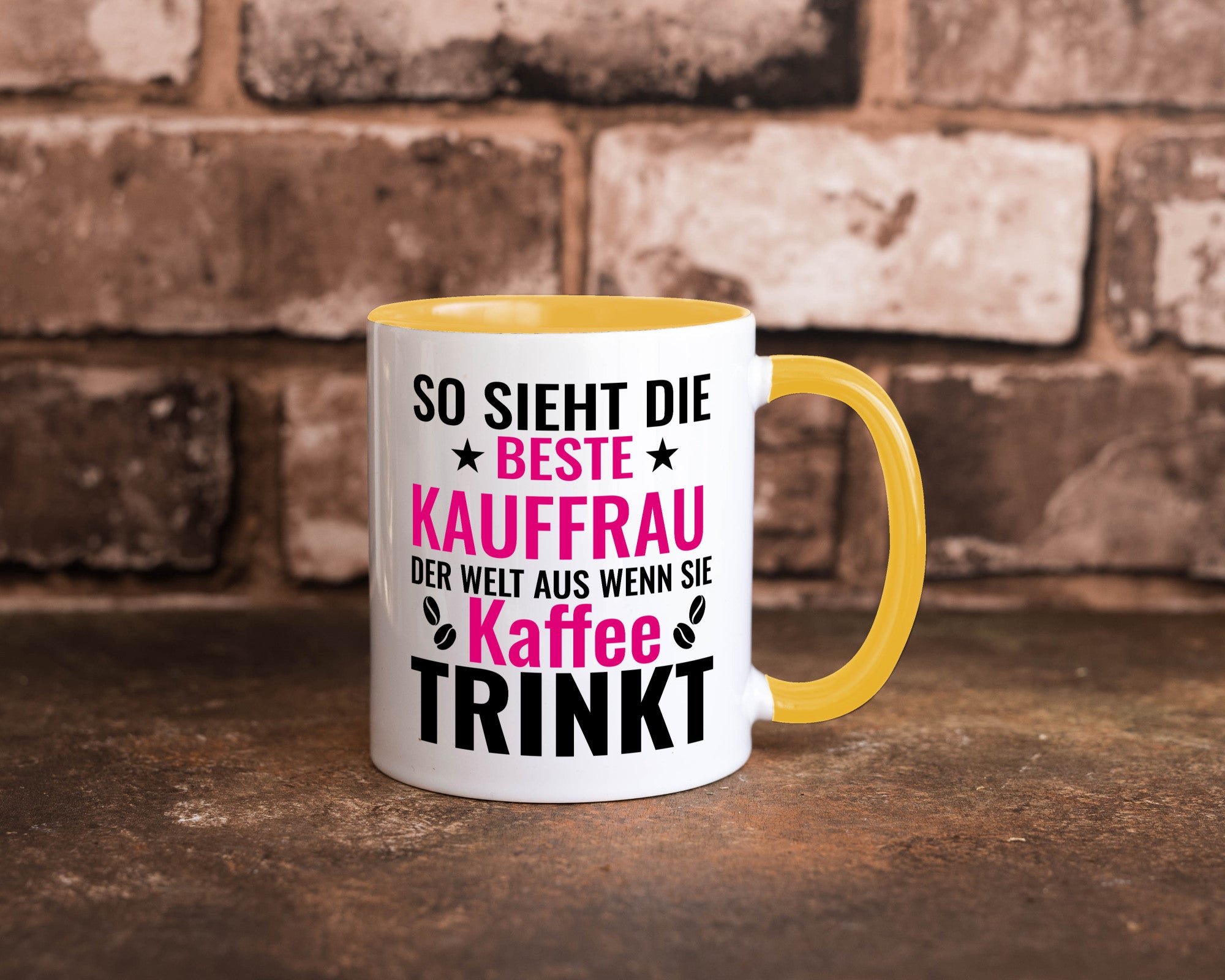 Kaffee trinkt: Kauffrau | Kauffrauen lustiger Spruch Geschenk Humor