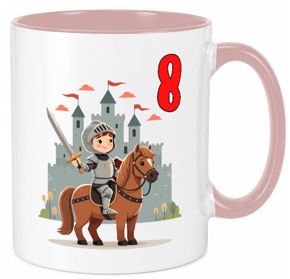 8. Geburtstag | 8 Jahre Ritter Junge Schloss Geschenk Geschenkidee lustiger