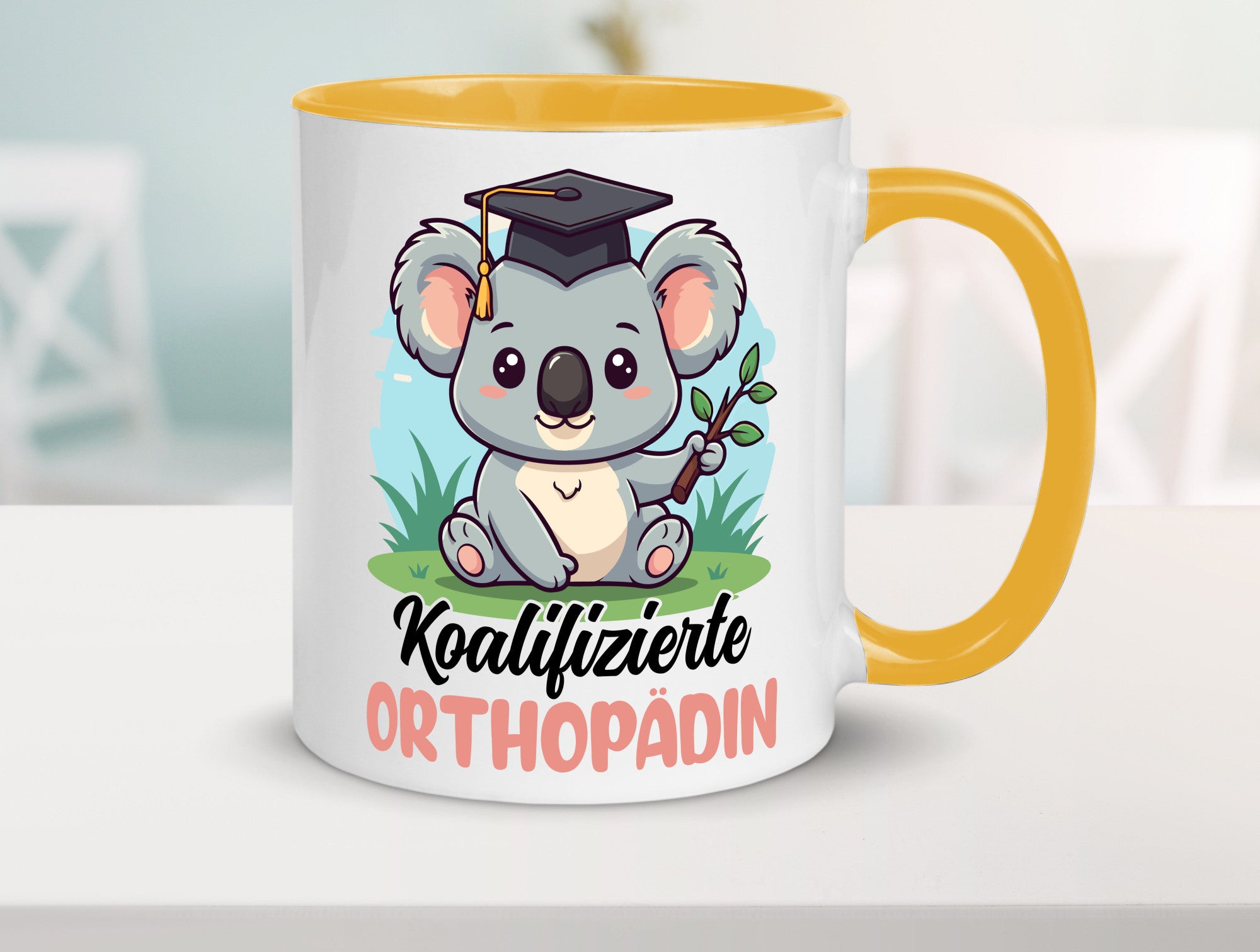 Koalifizierte Orthopädin |Orthopädie lustig Humor Geschenkidee Geschenk Tasse