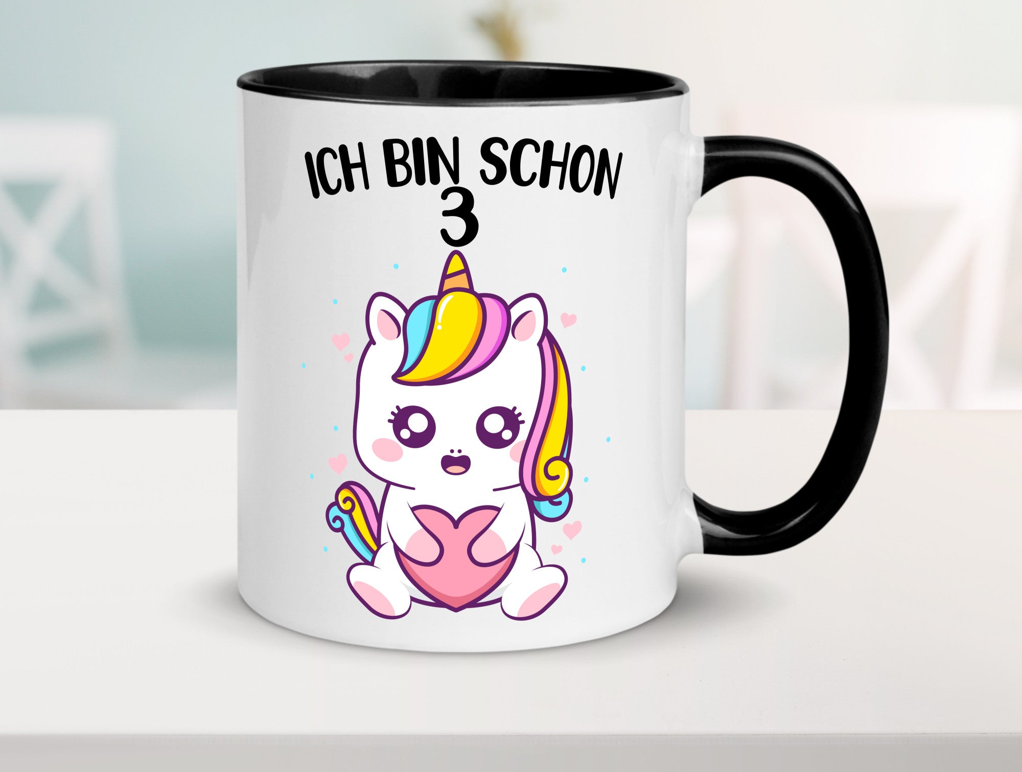 3. Geburtstag | Ich bin schon 3 Jahre Einhorn Mädchen lustig Geschenkidee