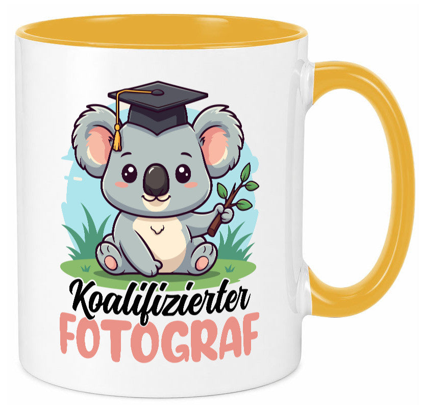 Koalifizierter Fotograf | Fotografie Kamera Geschenk Humor Geschenkidee Tasse