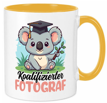 Koalifizierter Fotograf | Fotografie Kamera Geschenk Humor Geschenkidee Tasse