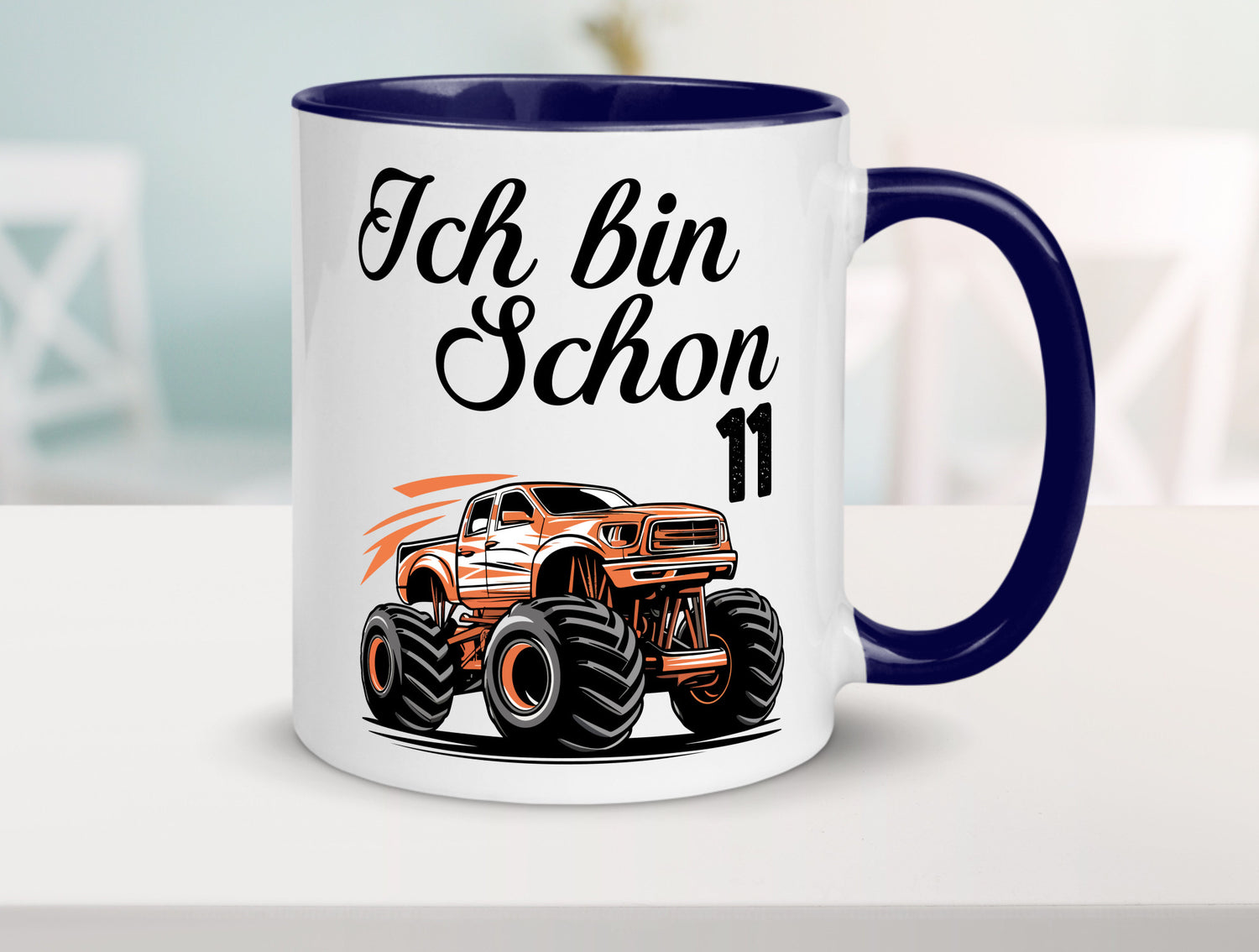 11. Geburtstag | Monster truck 11 Jahre lustiger Spruch Geschenk Geschenkidee