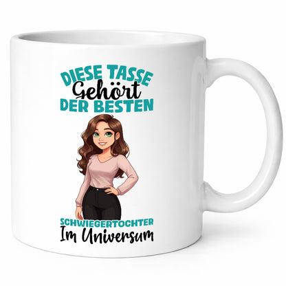 Im Universum: Schwiegertochter |Schwiegermutter Geschenkidee Familie Humor Tasse