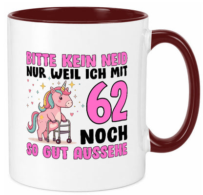 62. Geburtstag | 62 Jahre Mit noch so gut aussehen lustiger Spruch Geschenk
