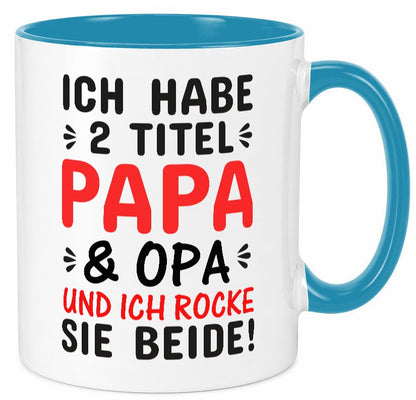 Papa und Opa | Männer Tasse Rocker Humor Geschenkidee Familie
