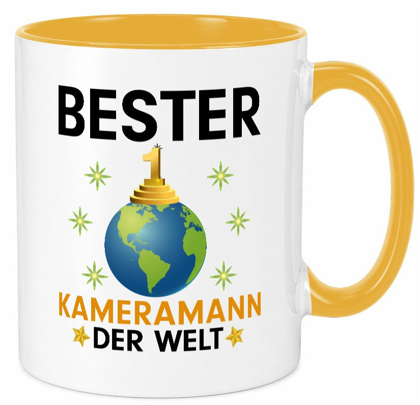 Welt Bester Kameramann | Kamera lustig Humor Geschenkidee Geschenk Tasse