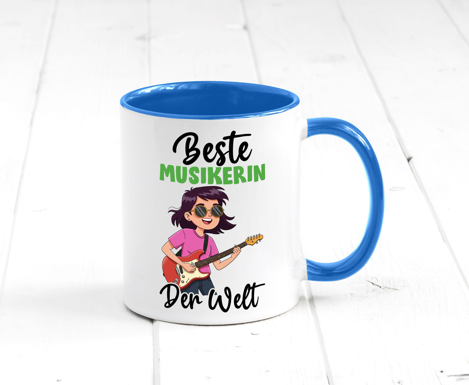 Beste Musikerin | Musik Musikantin v2 Geschenkidee Humor Tasse