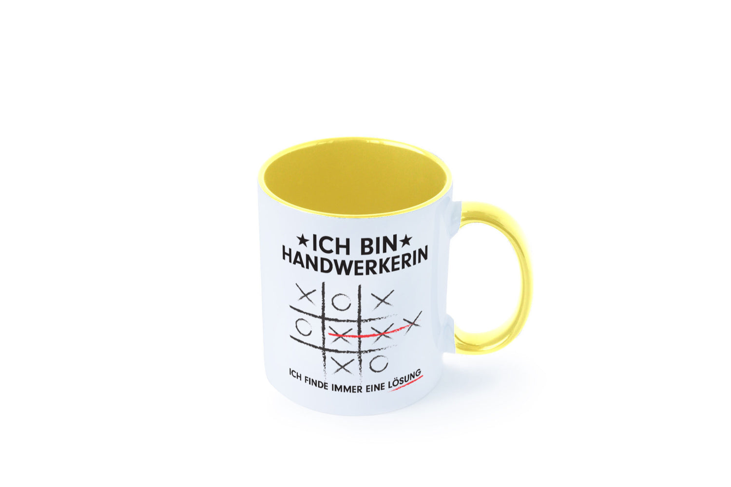 Löse Probleme: Handwerkerin | Handwerkerinnen Humor Geschenkidee Tasse
