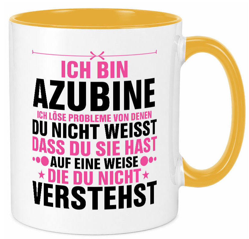 Löse Probleme: Azubine | Ausbildung Lehre Lehrling Geschenk Humor Geschenkidee Tasse