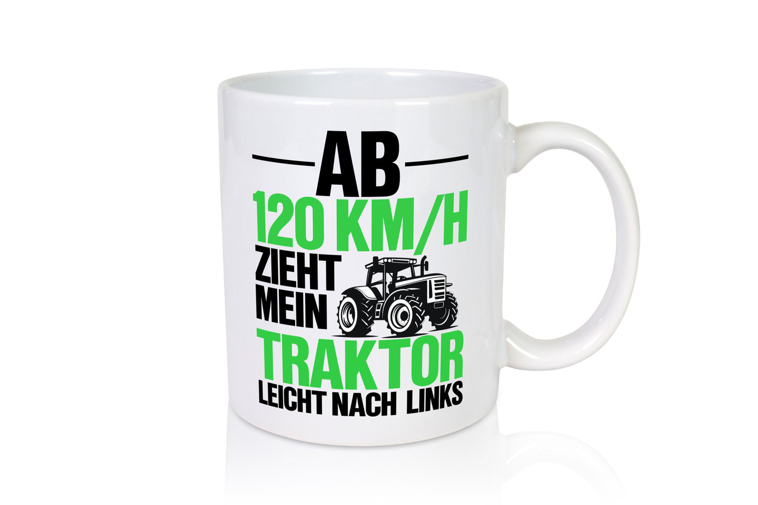 Traktor zieht nach Links | Landwirt Bauer lustig Humor Geschenkidee Geschenk