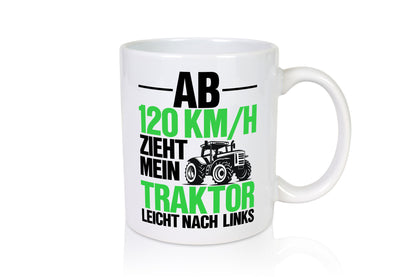 Traktor zieht nach Links | Landwirt Bauer lustig Humor Geschenkidee Geschenk