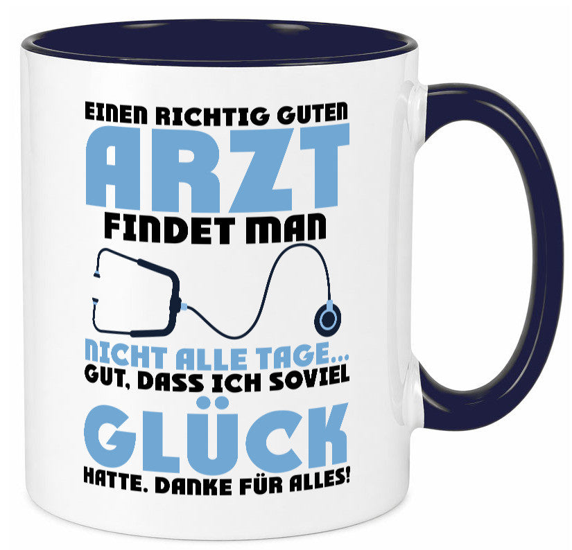 Richtig guter Arzt | Dankeschön Doktor Stethoskop Humor Geschenkidee Tasse
