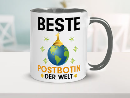 Welt Beste Postbotin | Beruf Post Briefträger Humor Arbeit Kollegen Büro