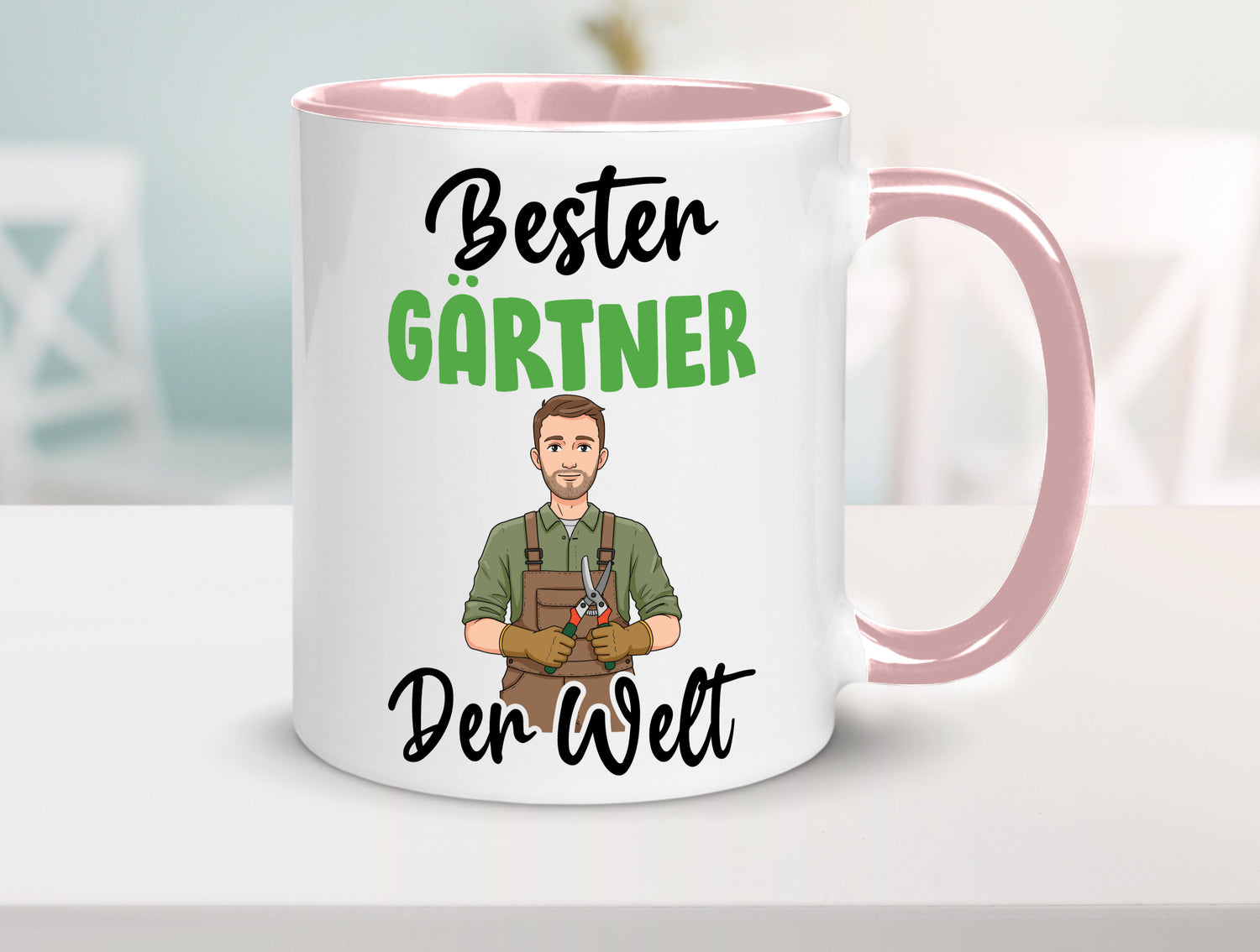 Bester Gärtner | Gartenbau v2 Geschenk Humor Geschenkidee lustiger Spruch Tasse