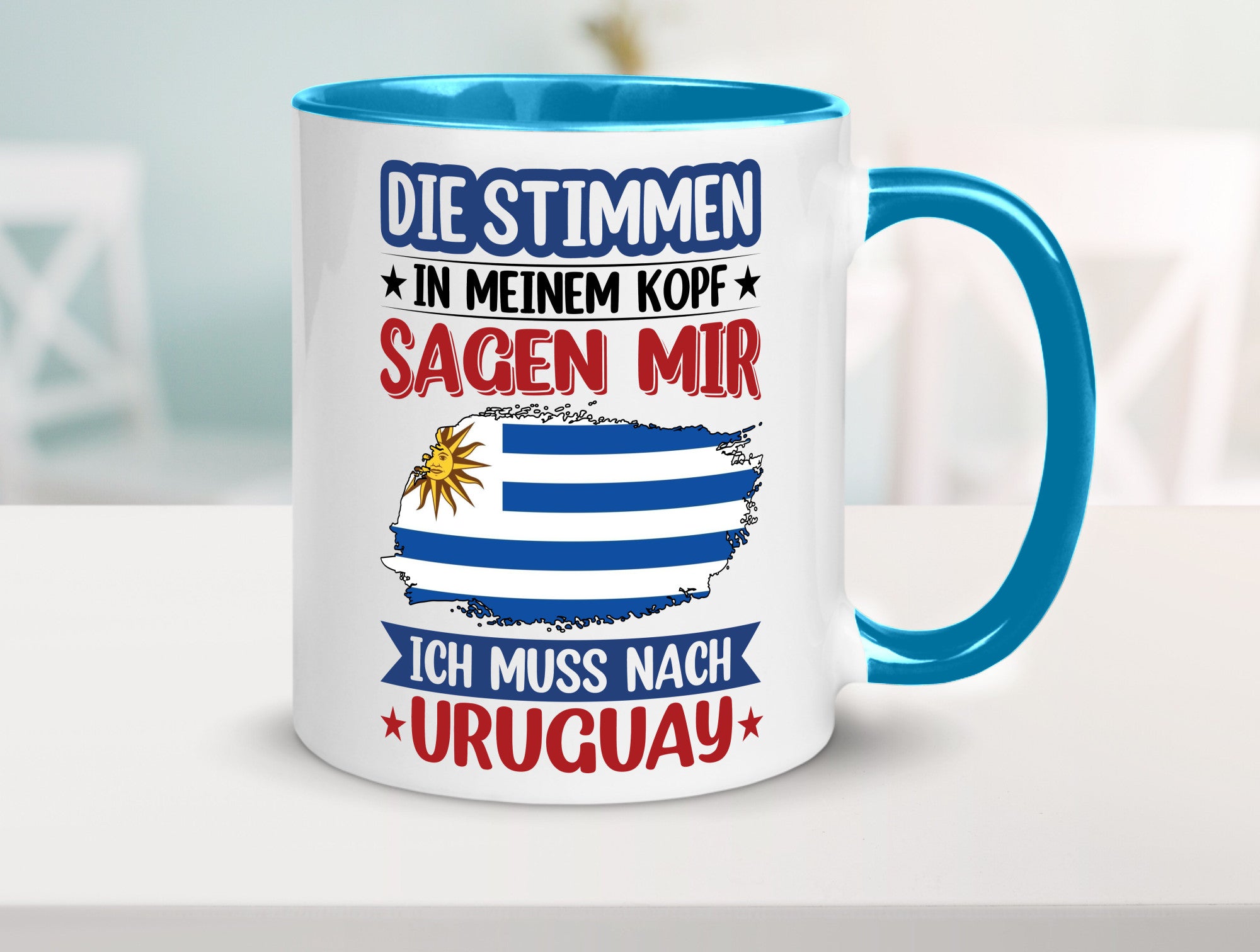 Uruguay | Urlaub Stimmen in meinem Kopf Traumland Geschenk Humor Geschenkidee