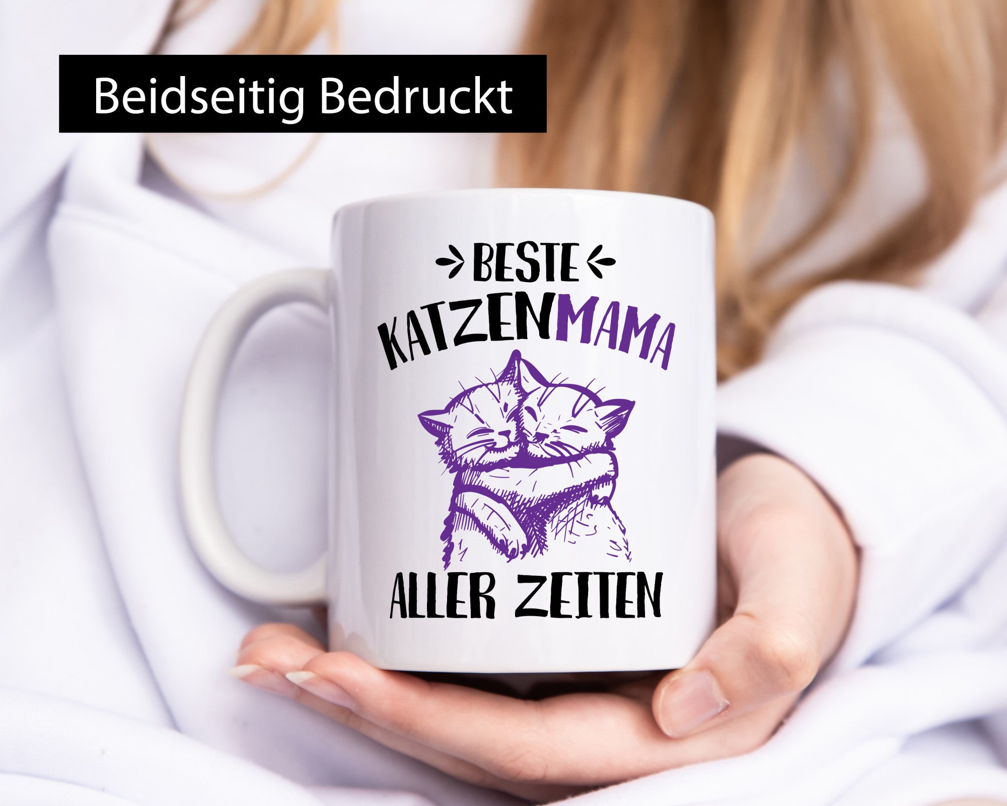 Beste Katzenmama aller Zeiten | Katze Muttertag Geschenkidee Familie Humor Tasse