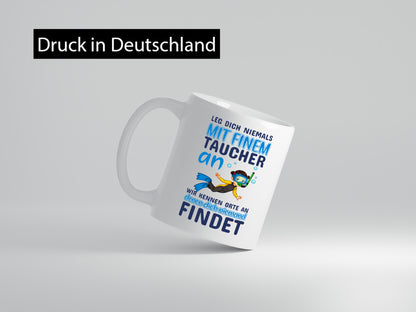Taucher Humor | Spruch Tasse Tauchen Witz Geschenk Geschenkidee lustiger