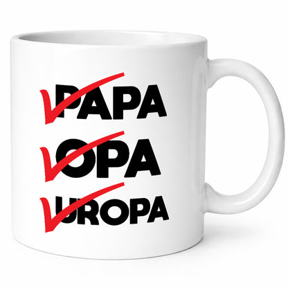 Papa, Opa, Uropa | rote Haken abgehakt lustig Familie Geschenkidee Geschenk
