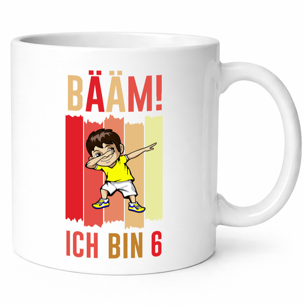 6. Geburtstag | 6 Jahre Bääm ich bin lustig Geschenkidee Geschenk Tasse