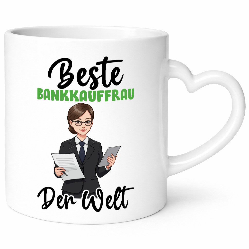 Beste Bankkauffrau | Kauffrau Bank Kaufleute v2 Humor Geschenkidee Tasse