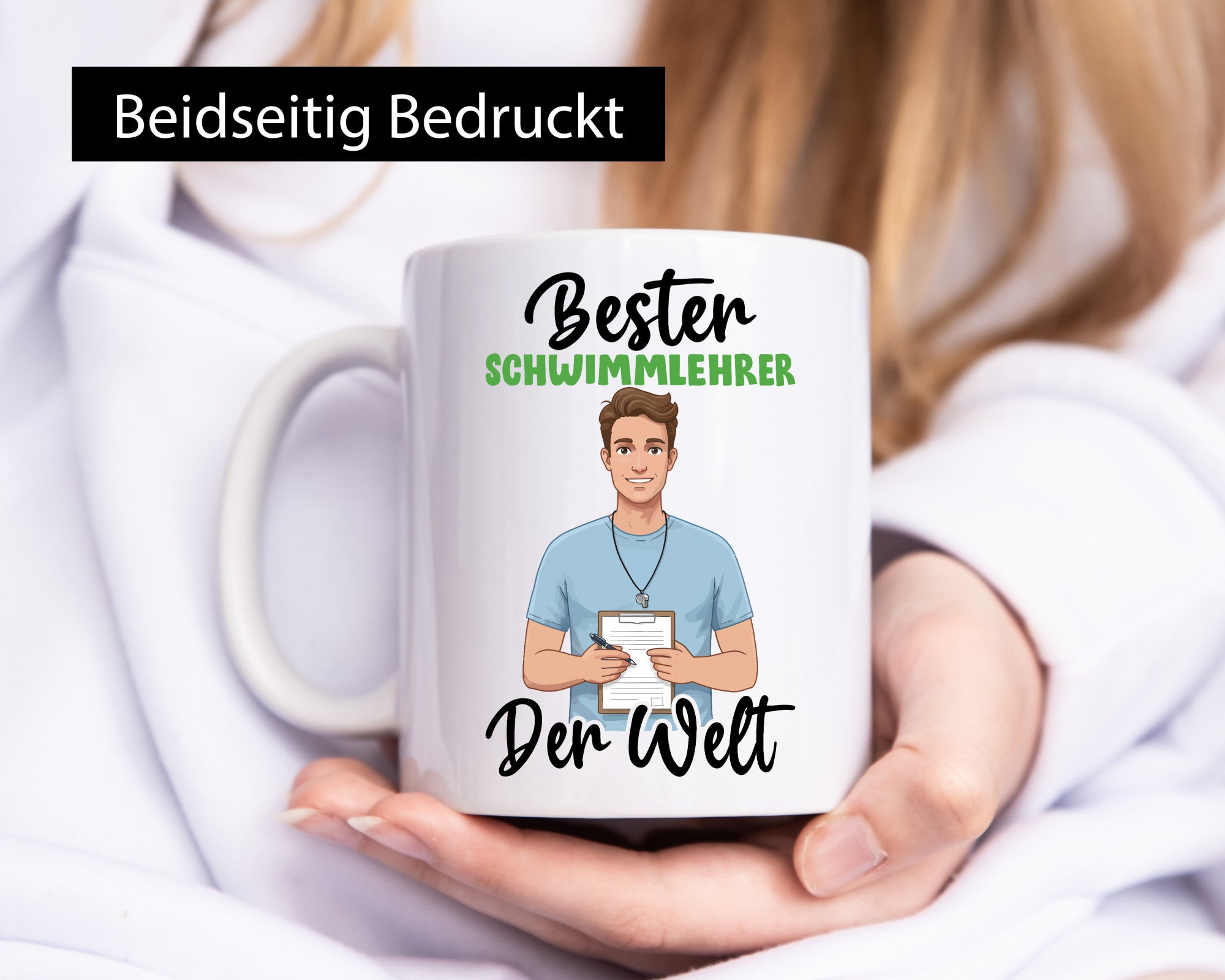 Bester Schwimmlehrer | Lehrer schwimmen Geschenkidee Humor Tasse