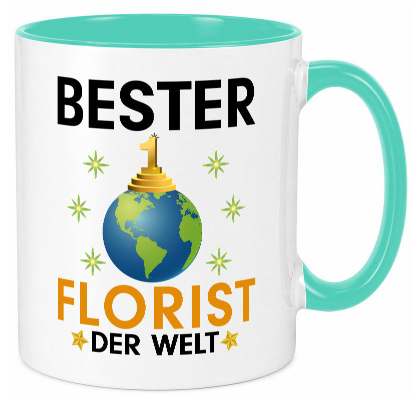 Welt Bester Florist | Blumen Verkäufer Humor Geschenkidee Tasse