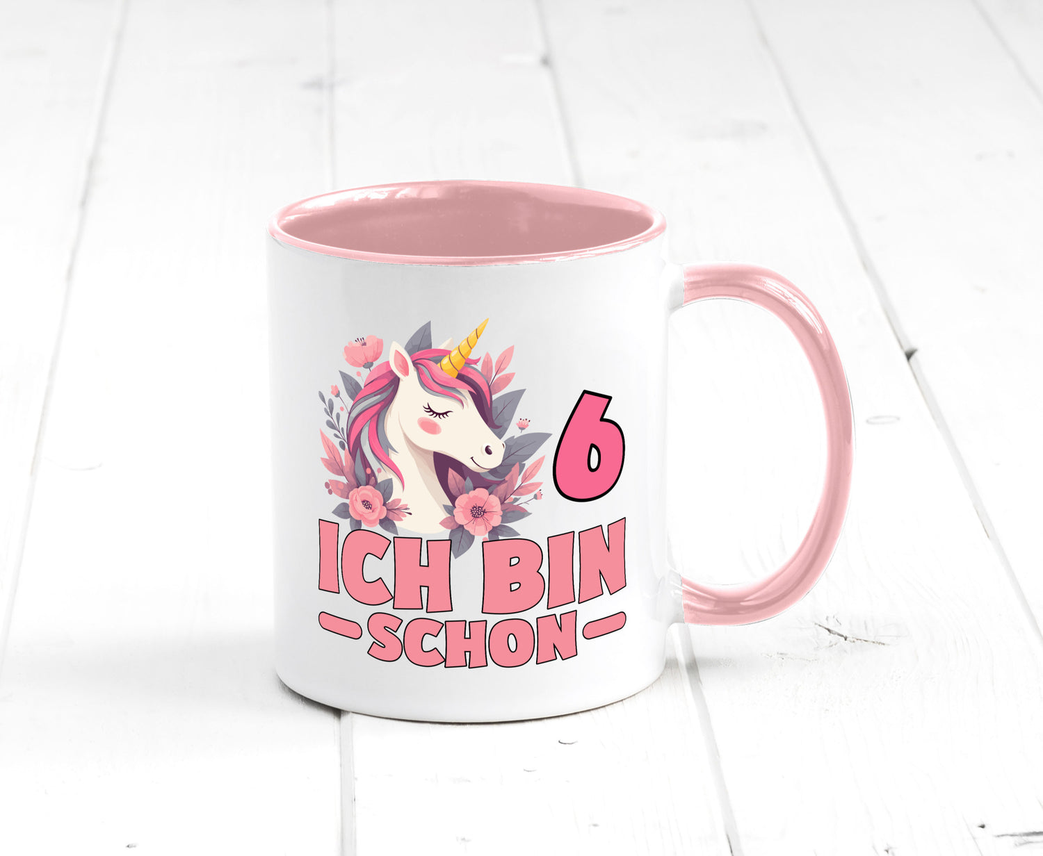 6. Geburtstag | 6 Jahre Einhorn bin schon Mädchen Geschenk Geschenkidee