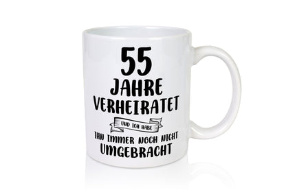 55 Jahre Verheiratet, immer noch am Leben! Geschenk Humor Geschenkidee lustiger