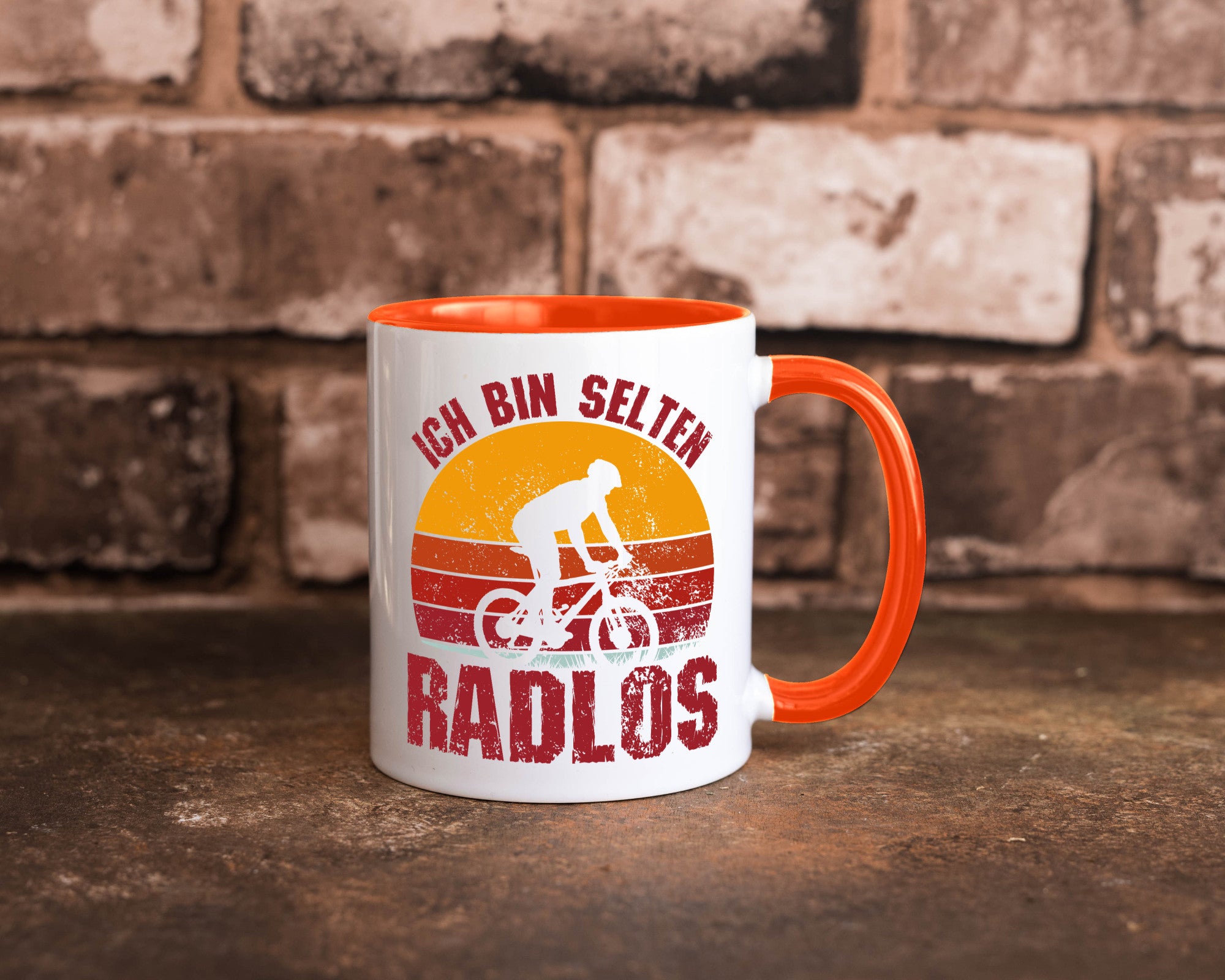 Ich bin Selten Radlos | Radfahrer Mountainbike Humor Geschenkidee Tasse