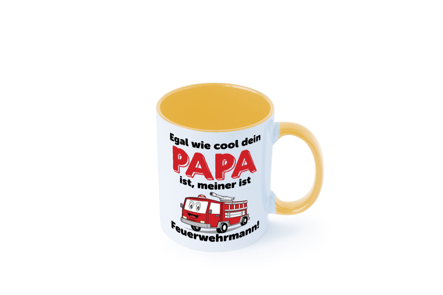 Cooler Papa | Feuerwehrmann Bester der Welt Humor Geschenkidee Tasse