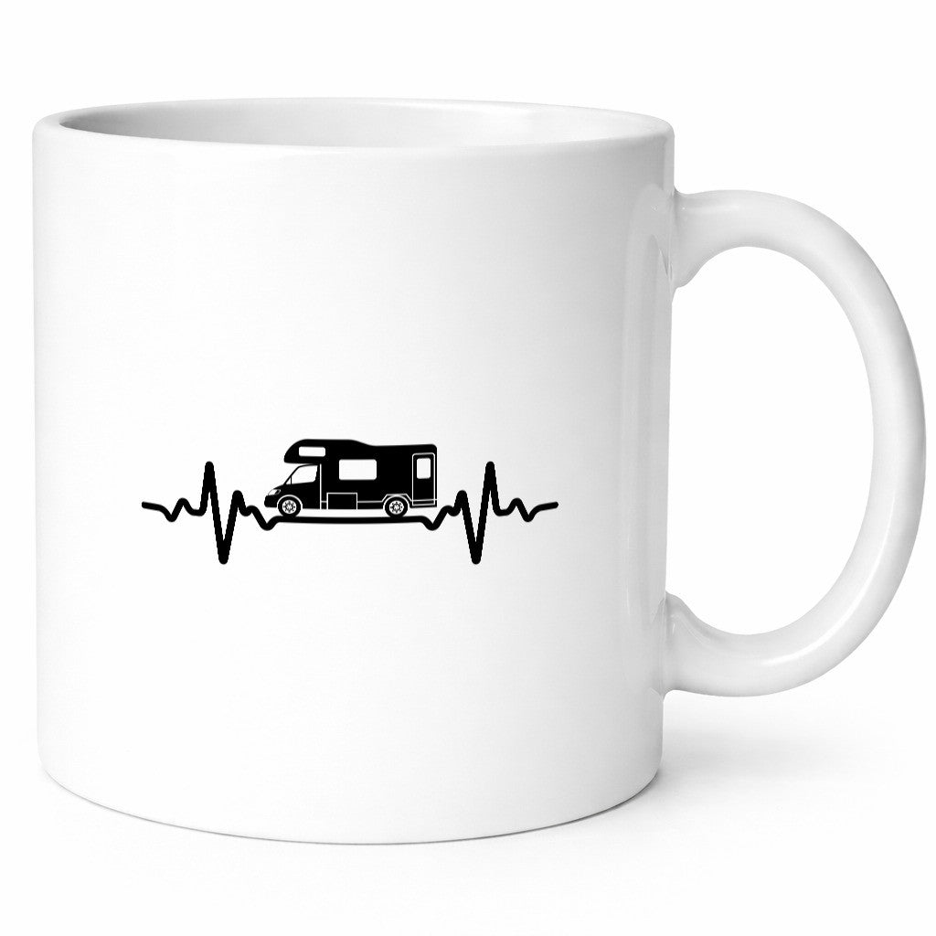 Wohnmobil | Herzschlag lustiger Spruch Geschenk Humor Geschenkidee Tasse
