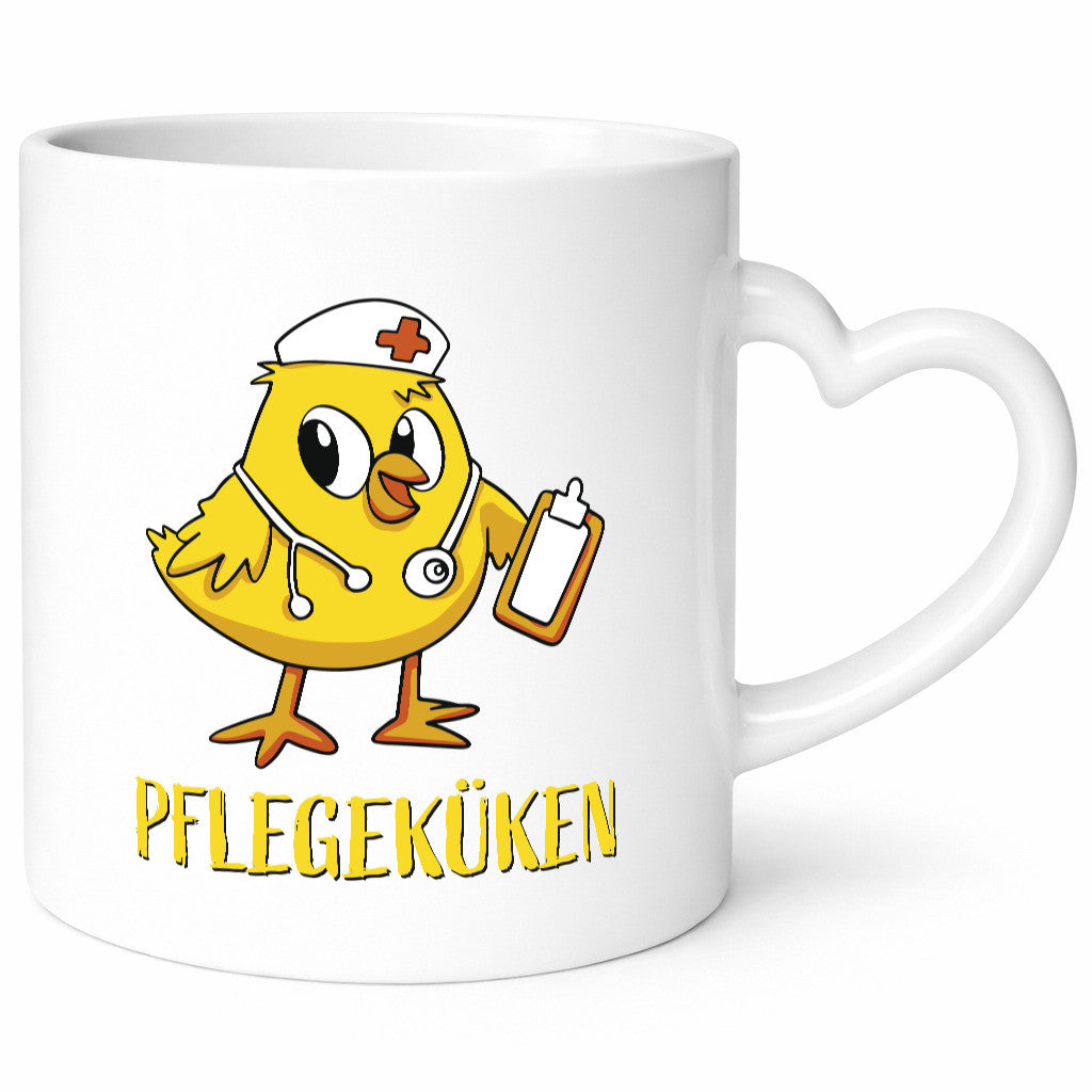 Pflegeküken | Küken Stethoskop Geschenk Humor Geschenkidee lustiger Spruch Tasse