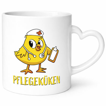 Pflegeküken | Küken Stethoskop Geschenk Humor Geschenkidee lustiger Spruch Tasse