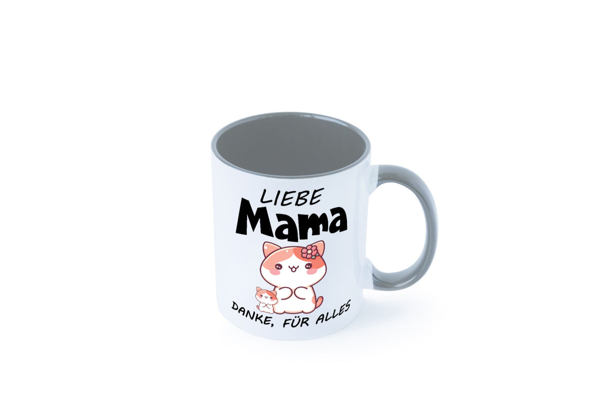 Liebe Mama Danke, für alles | Muttertag Beste Geschenk Familie Geschenkidee Tasse