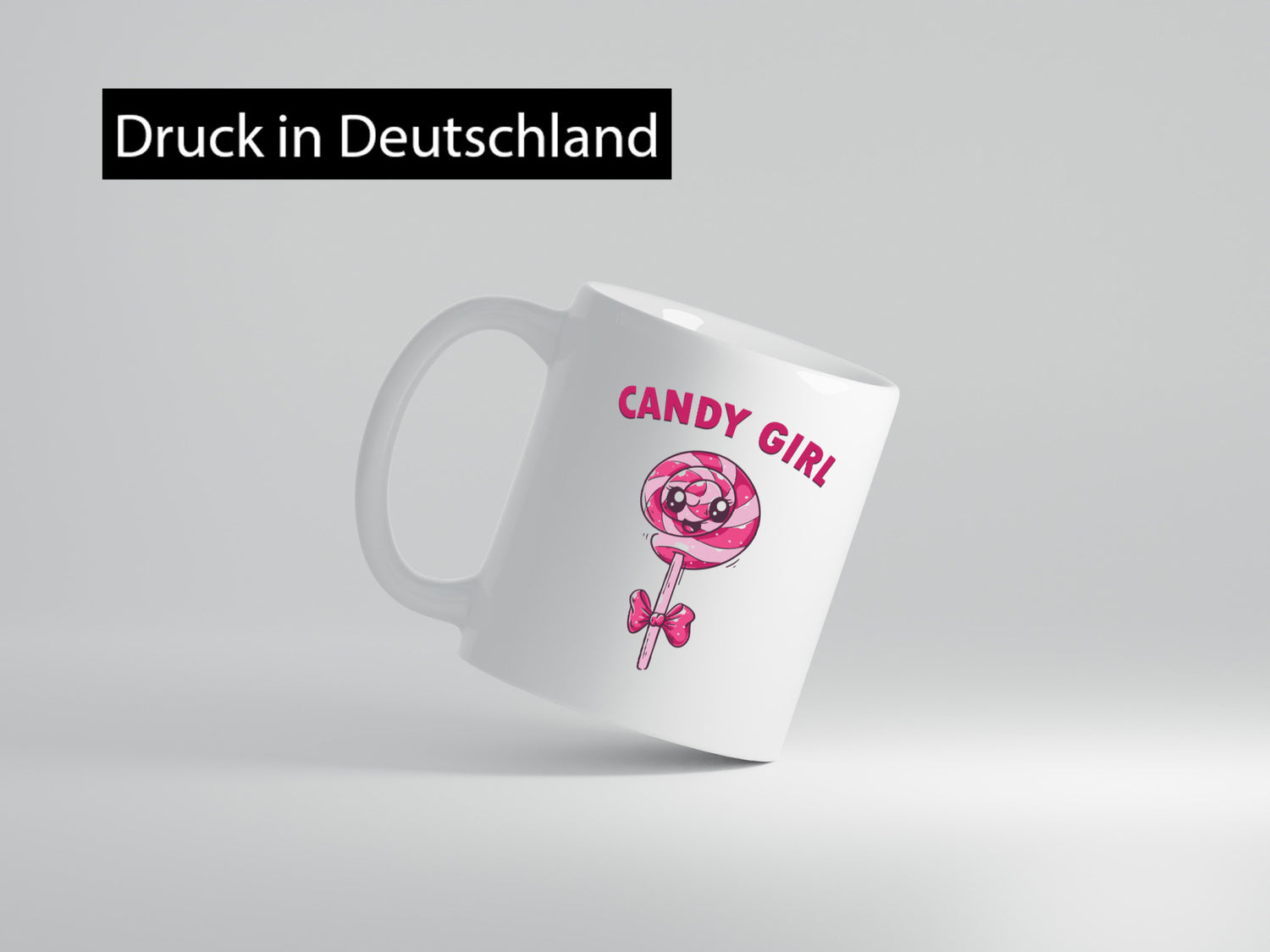 Candy Girl | Lolly Schleife Geschenkidee Humor Tasse