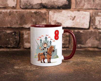 8. Geburtstag | 8 Jahre Ritter Junge Schloss Geschenk Geschenkidee lustiger