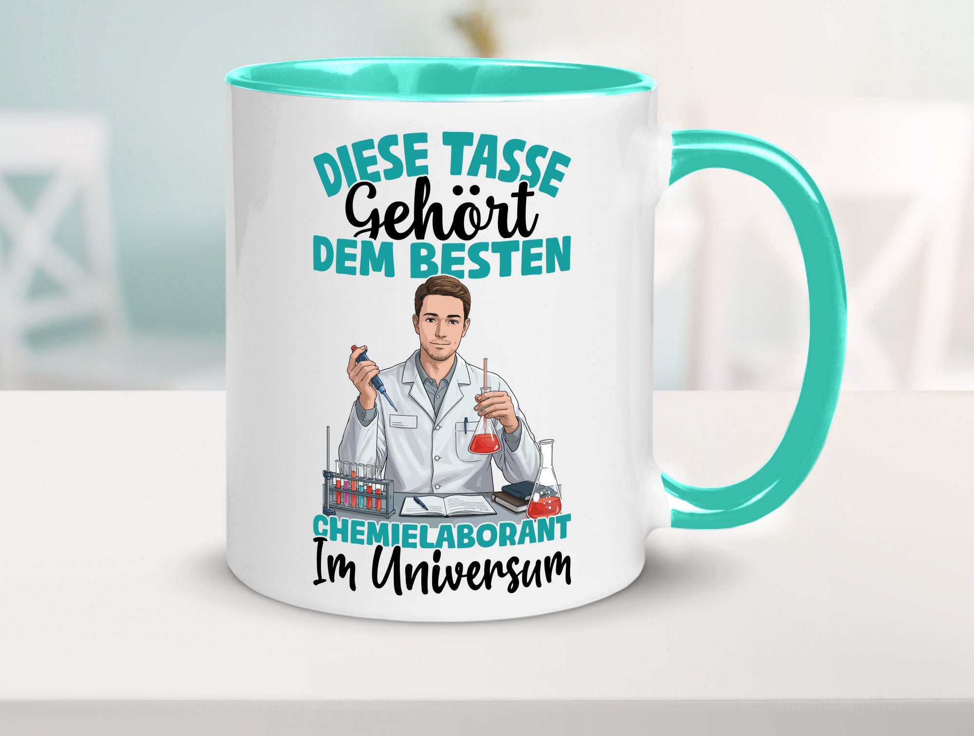 Im Universum: Chemielaborant | Laborant Chemie Humor Geschenkidee Tasse