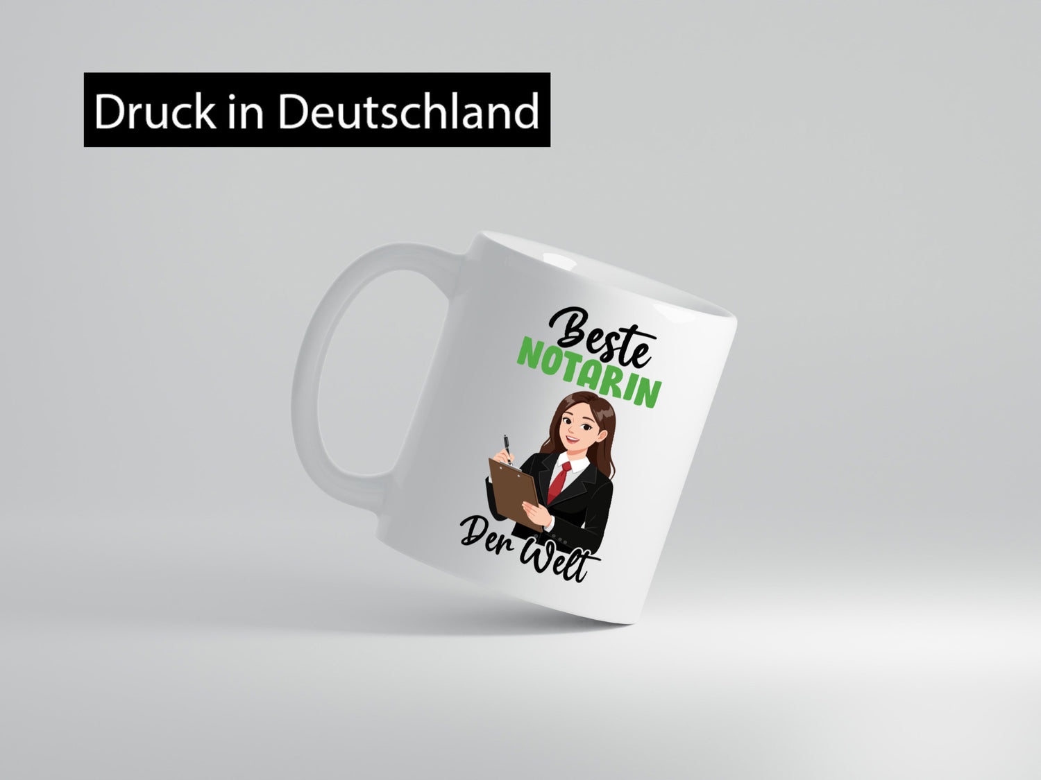 Beste Notarin | Juristin v2 lustig Humor Geschenkidee Geschenk Tasse