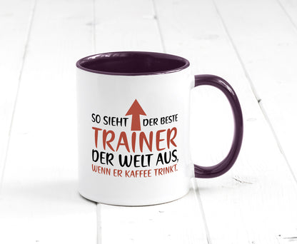 So sieht Bester Trainer der Welt aus | Kaffee Humor Geschenkidee Tasse