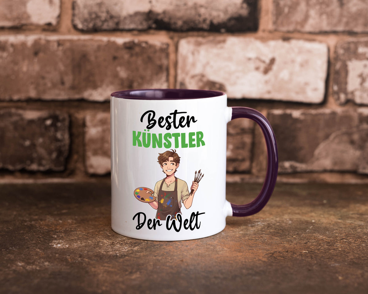 Bester Künstler | Kunst Geschenkidee Humor Tasse