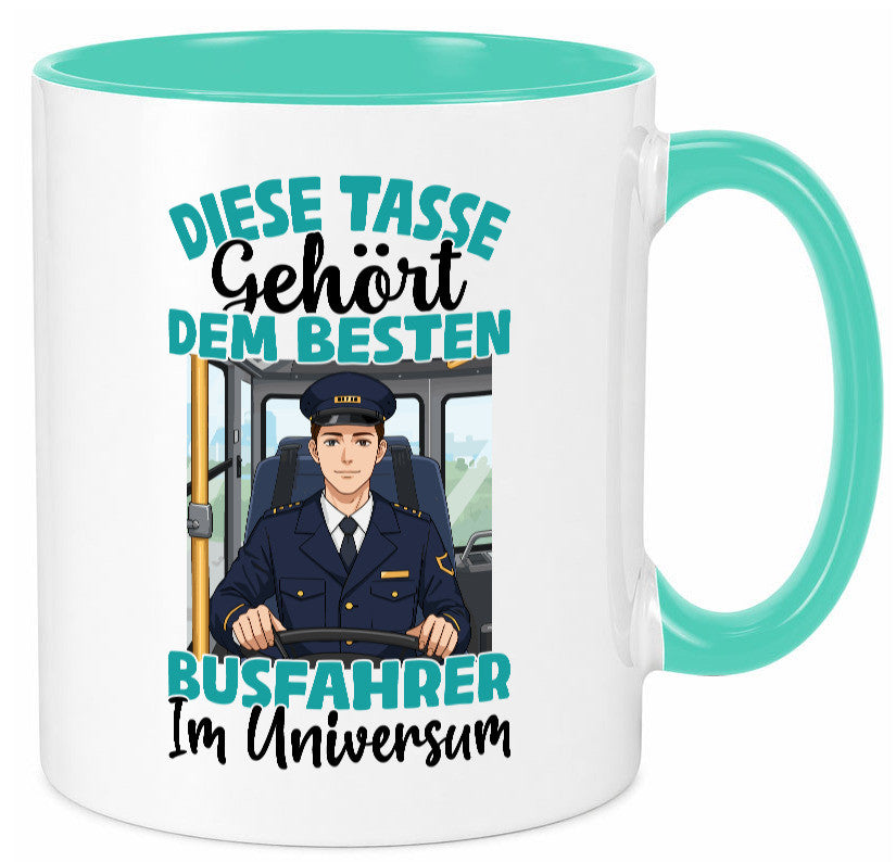 Im Universum: Busfahrer | Berufsfahrer Fahrer lustig Arbeit Kollegen Büro Tasse