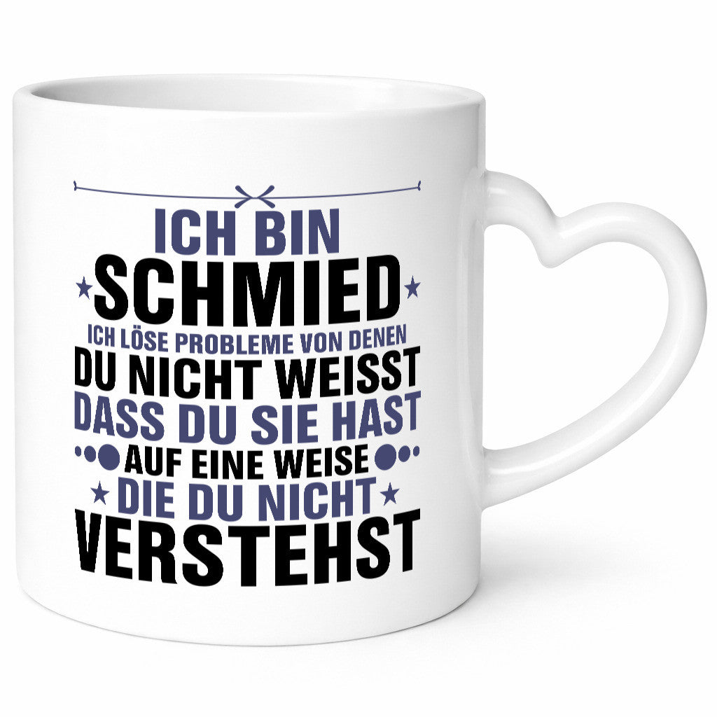 Löse Probleme: Schmied | schmieden v2 Geschenkidee Humor Tasse