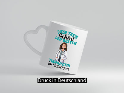 Im Universum: Tierärztin | Mediziner Tiermedizin Humor Tierliebhaber