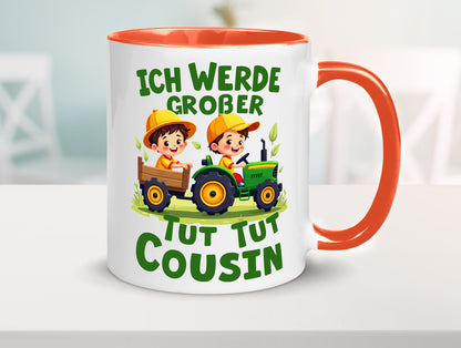 Ich werde Großer Cousin | Familie Bauer lustiger Spruch Geschenk Geschenkidee