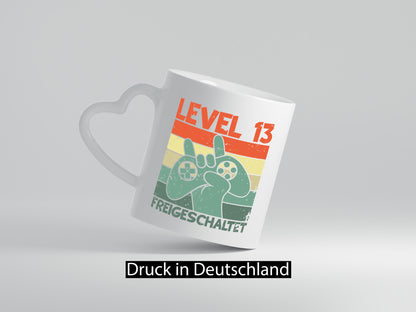 Level 13 Freigeschaltet | 13. Geburtstag Teenager lustig Humor Geschenkidee