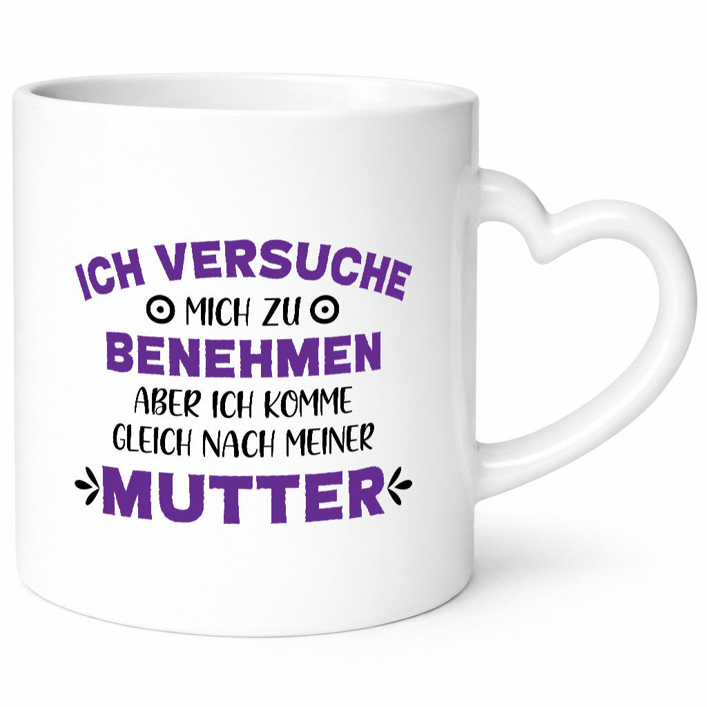 Ich komme nach meiner Mama | Muttertag Geschenk Familie Geschenkidee lustiger