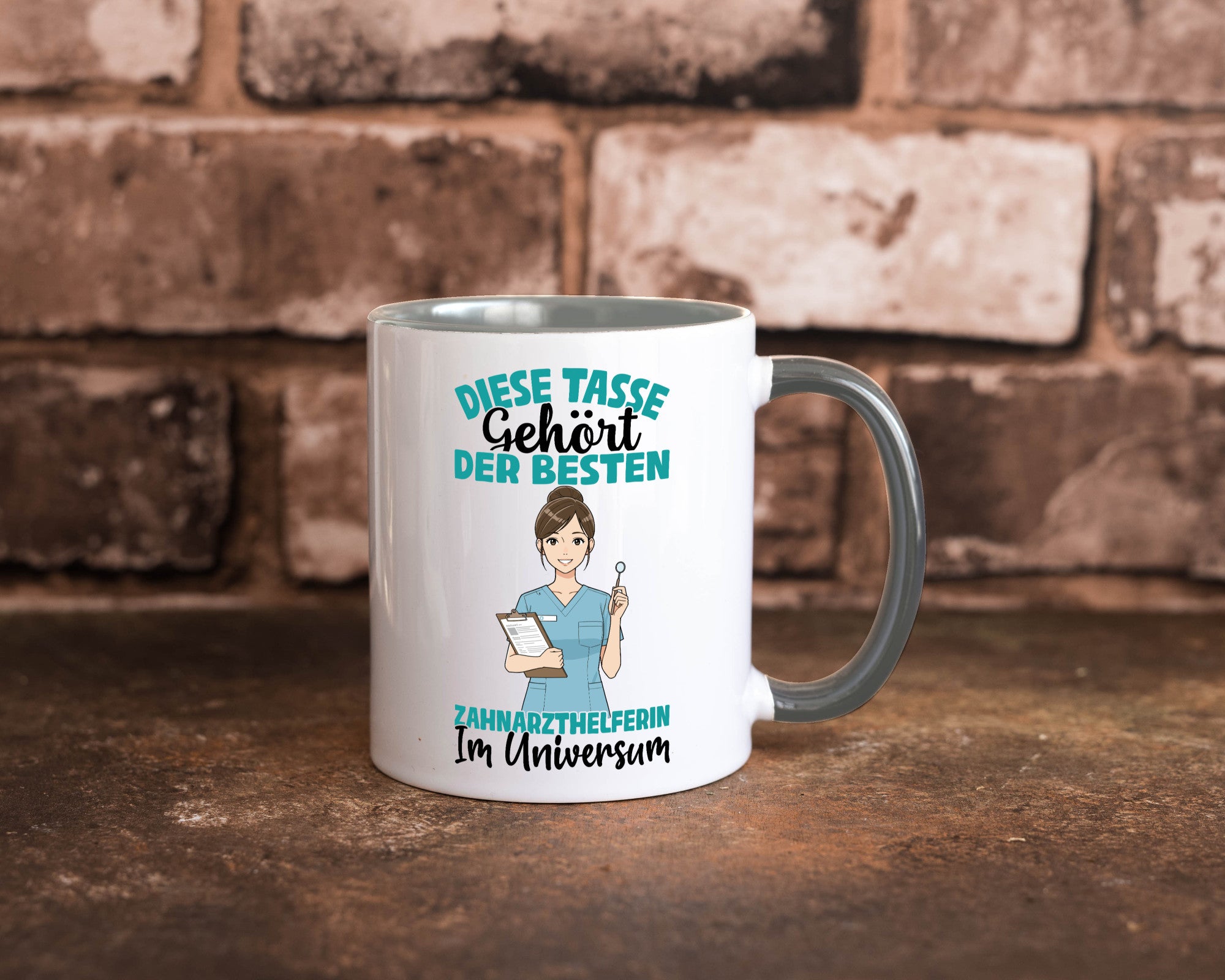 Im Universum: Zahnarzthelferin | Zahnmedizin Humor Geschenkidee Tasse