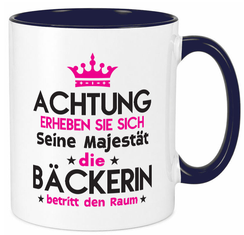 Seine Majestät Bäckerin | Bäckerei Frauen Backen Humor Geschenkidee Tasse