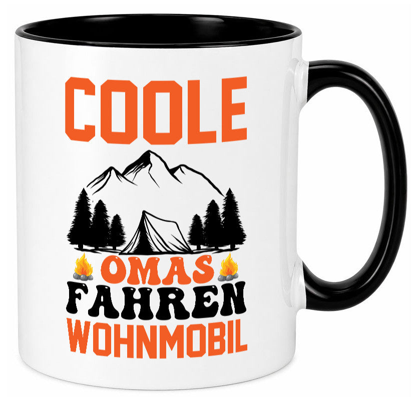 Coole Omas Fahren Wohnmobil | Camping lustig Familie Geschenkidee Geschenk Tasse